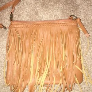 Nordstrom leather tassel purse
